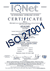 ISO 27001 Zertifikat (PDF)